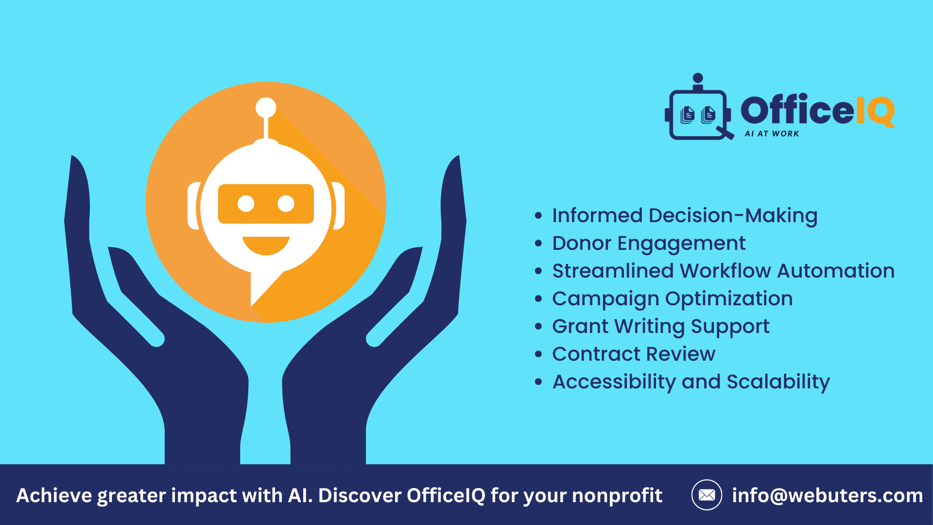OfficeIQ AI solution for nonprofits