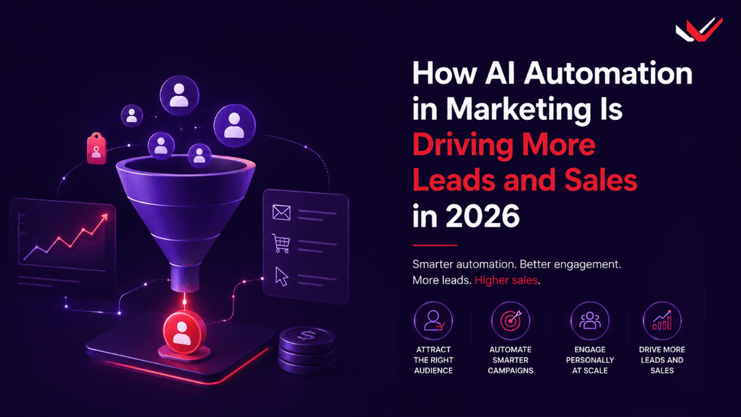 AI automation helps businesses attract qualified leads, personalize customer experiences, automate campaigns, and increase sales at scale.